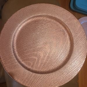 COPY - COPY - COPY - Rose gold charger plates 6 pk